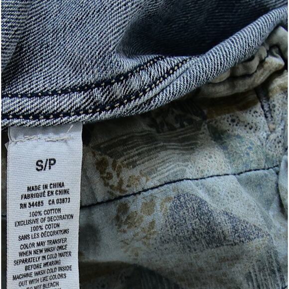 American Eagle fitted denim jacket size S/P - Picture 3 of 4